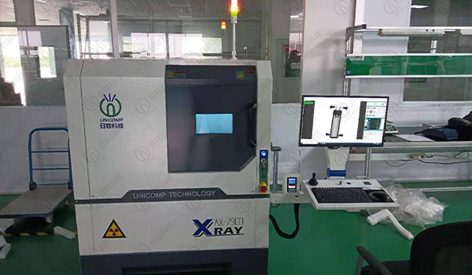 AX7900 Cerrar Tubo X-Ray instalado en E-Capacitor Factory